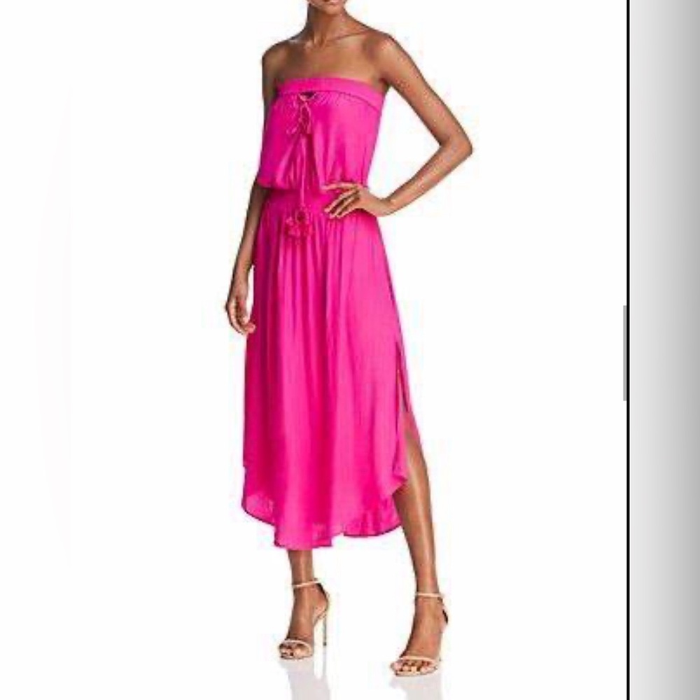 Ramy Brook Strapless Midi Dress